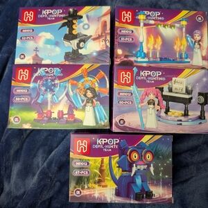 1 New KPOP Demon Hunters Building Blocks Set